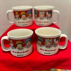 Vintage Campbell Kids Soup Mugs